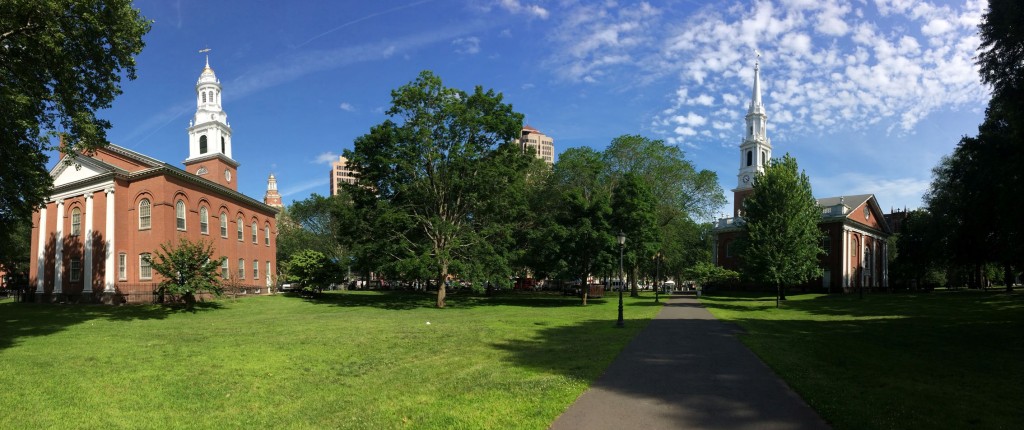 New Haven Green (author's photo)