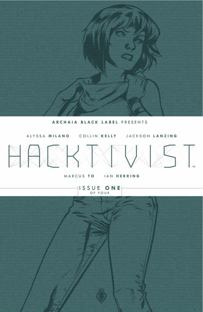 Front cover of Hactivist, issue one
