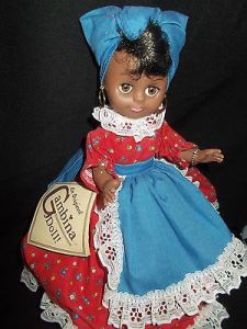 Gambina Dolls or “servant dolls” sold in gift shops. An example of the racialized iconography of New Orleans 
