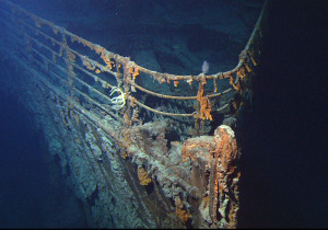 Titanic wreck in 2004