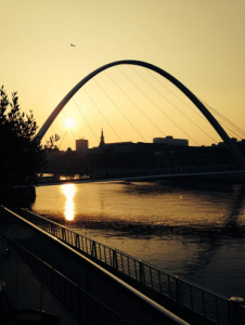 Newcastle: A beautiful backdrop and a consistent proximity to bridges. (Credit: Iain Williams) 