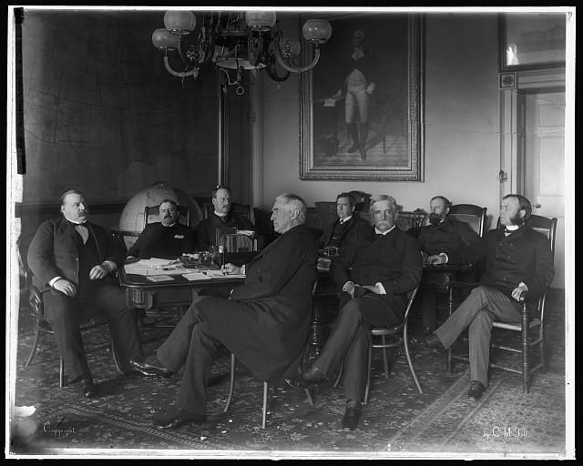 Grover Cleveland’s Cabinet (http://www.loc.gov/pictures/resource/hec.17857/)