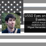 Eyes on Events – Miguel Hernandez, HOTCUS Annual Conference 2021